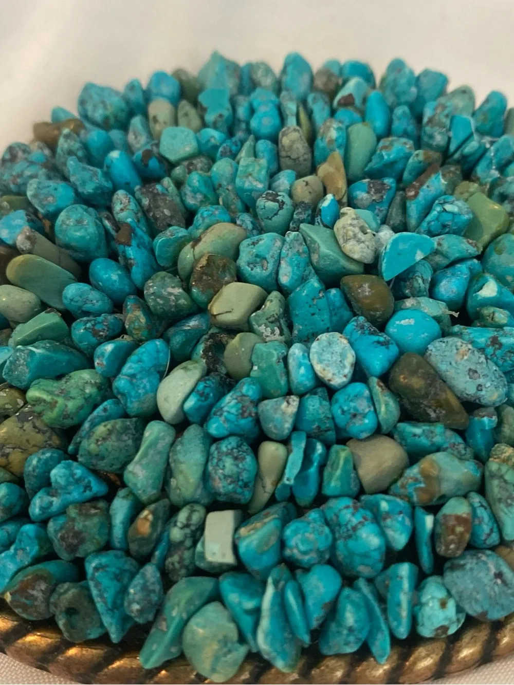 Real Turquoise Stones Belt Buckle Oval